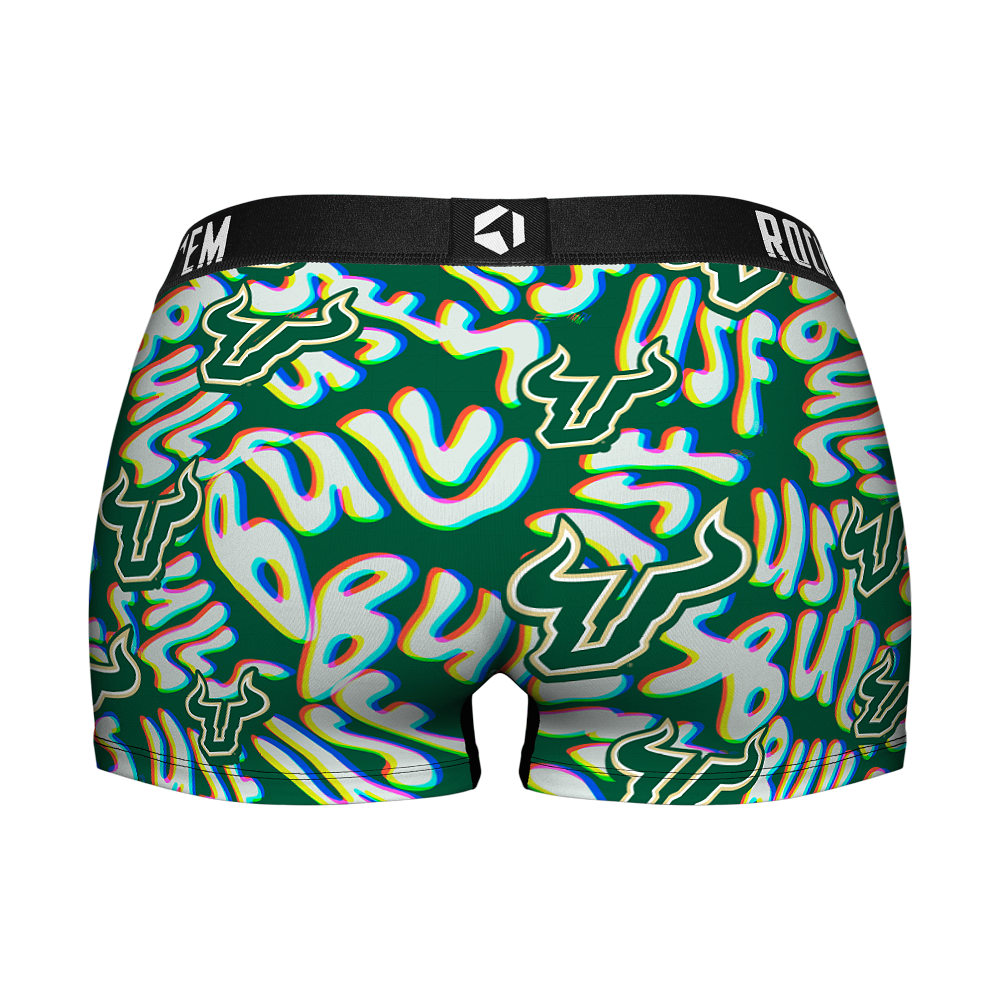 USF Bulls - Twisted Wordmark Women's Boy Shorts