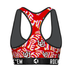 Utah Utes - Twisted Wordmark Women's Sports Bra