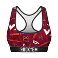 Virginia Tech Hokies - Logo All-Over Women's Sports Bra