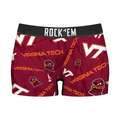 Virginia Tech Hokies - Logo All-Over Women's Boy Shorts