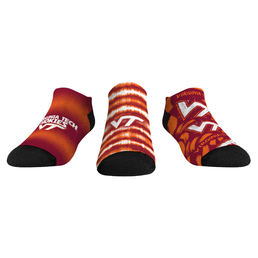 Virginia Tech Hokies - Low Cut - Make Some Noise (3-Pack) Socks