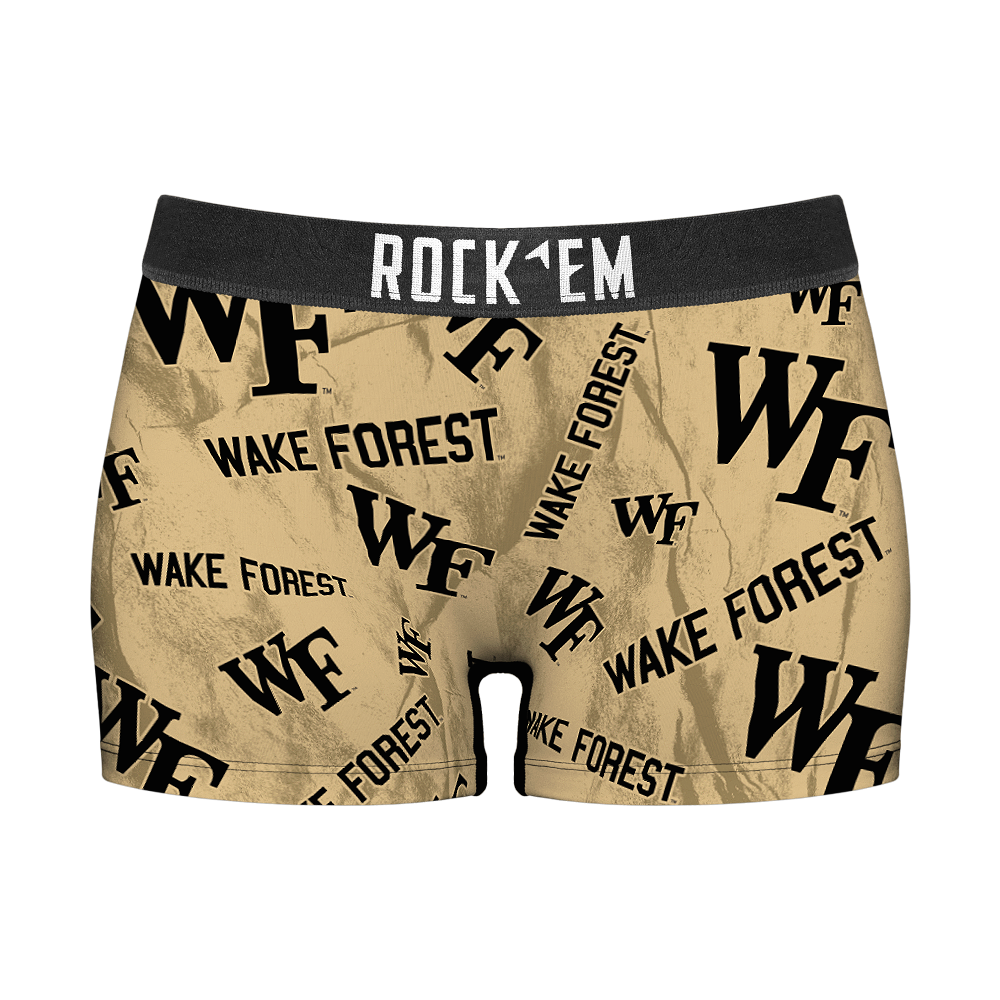 Wake Forest Demon Deacons - Logo All-Over Women's Boy Shorts