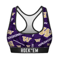 Washington Huskies - Logo All-Over Women's Sports Bra