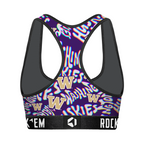 Washington Huskies - Twisted Wordmark Women's Sports Bra