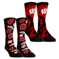 Wisconsin Badgers - Game Day 2-Pack Crew Socks