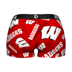 Wisconsin Badgers - Logo All-Over Women's Boy Shorts
