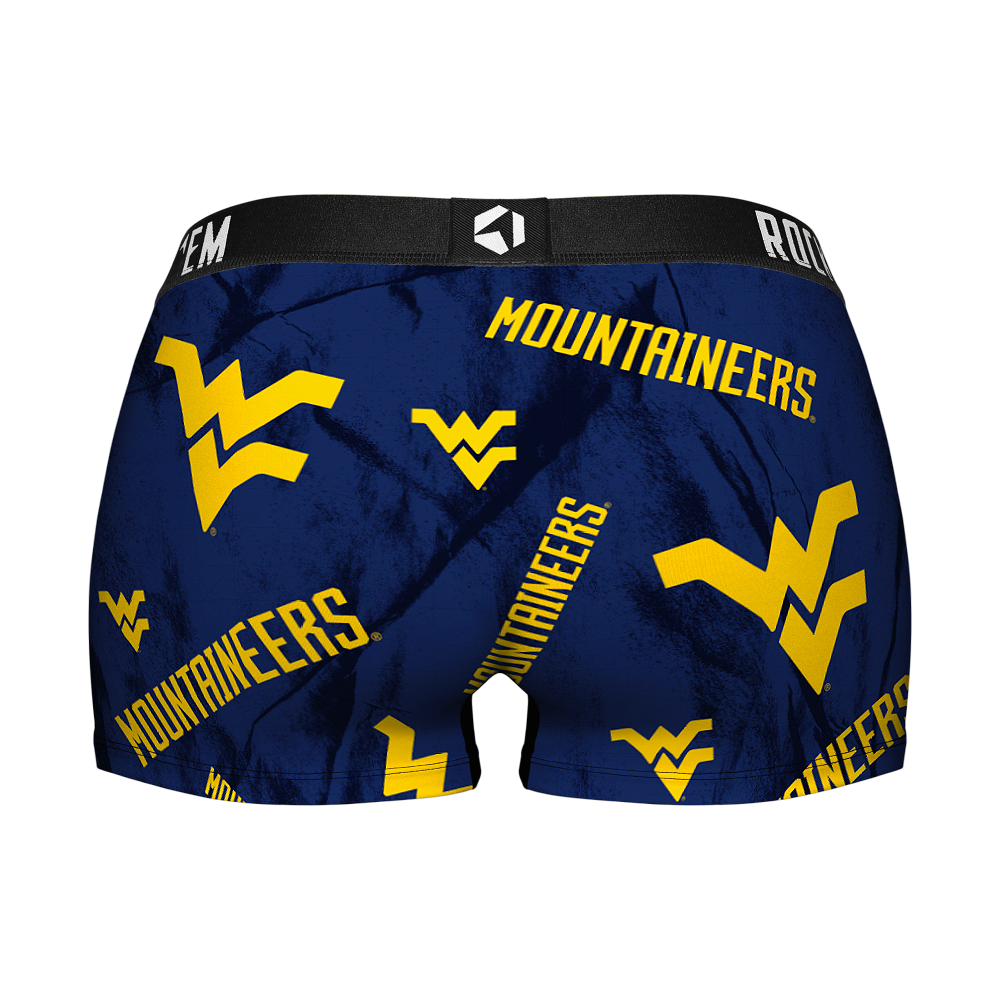 West Virginia Mountaineers - Logo All-Over Women's Boy Shorts
