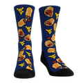 West Virginia Mountaineers - Pepperoni Rolls Crew Socks