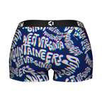 West Virginia Mountaineers - Twisted Wordmark Women's Boy Shorts