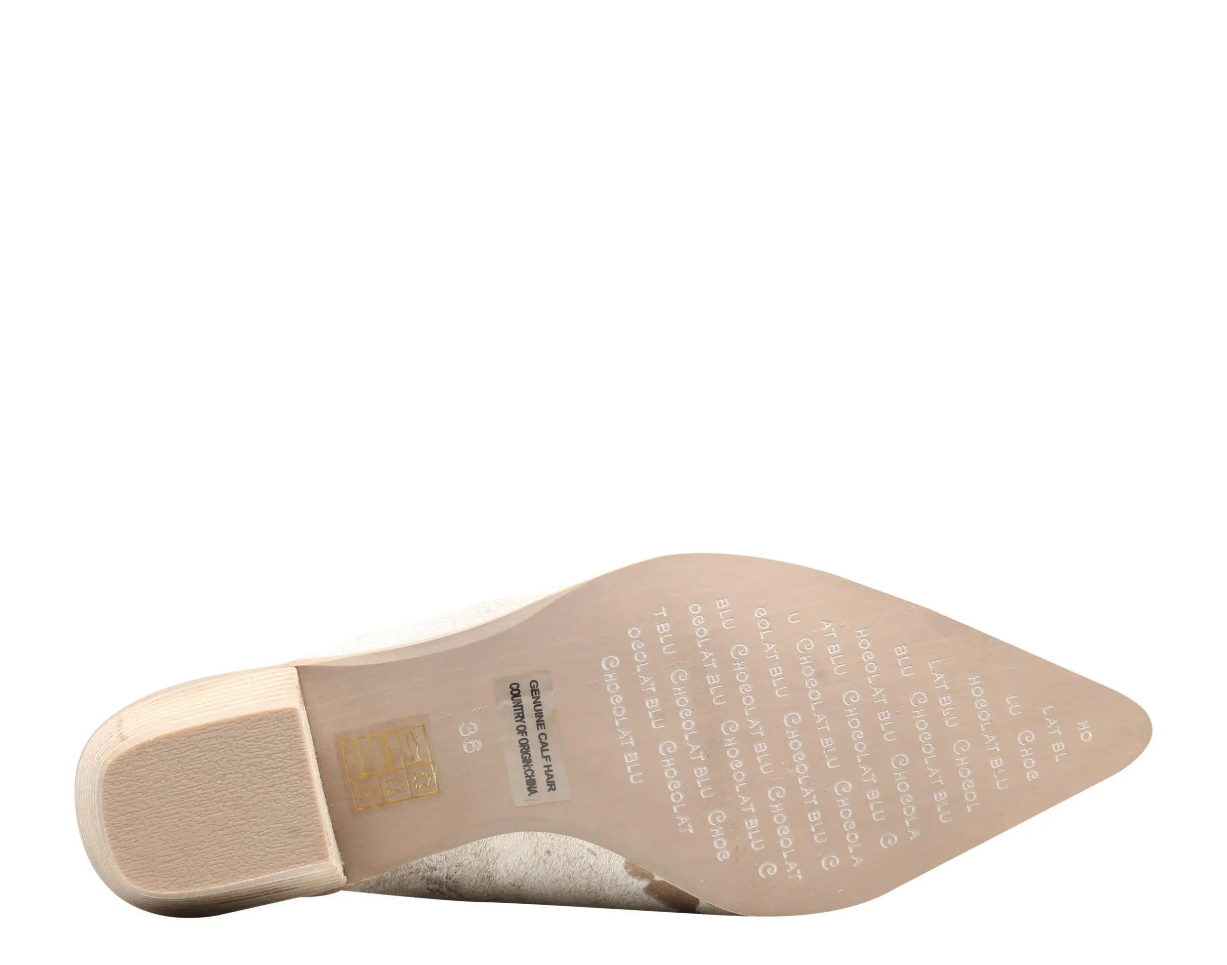 Chocolat Blu Clint Women Slip-On Sandals Beige