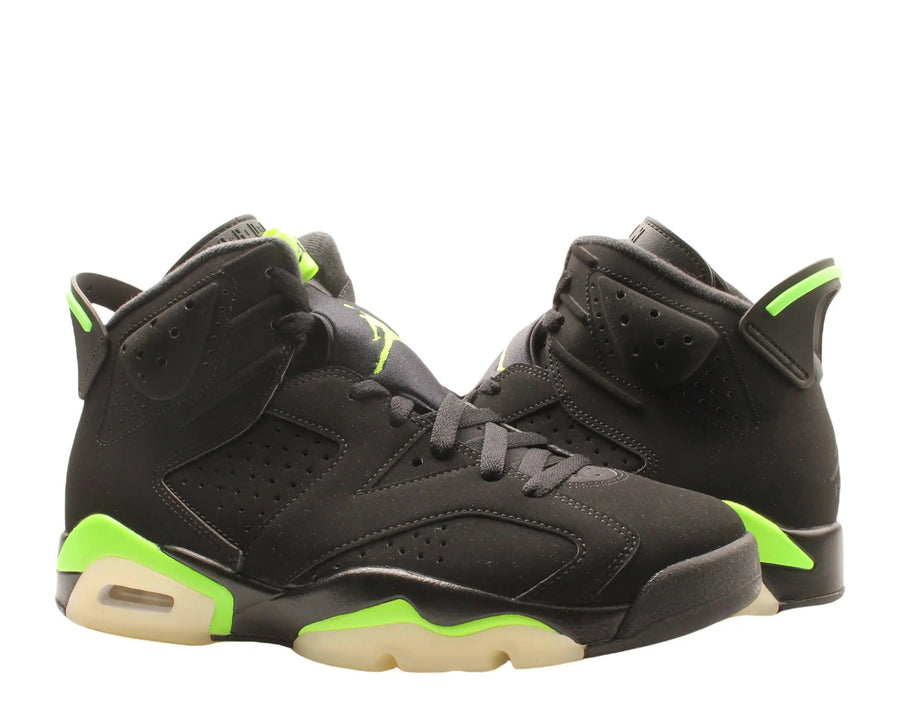 Jordan Air Jordan 6 Retro Men Basketball Sneakers Black/Electric Green