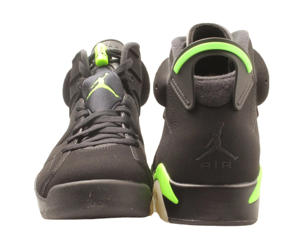 Jordan Air Jordan 6 Retro Men Basketball Sneakers Black/Electric Green