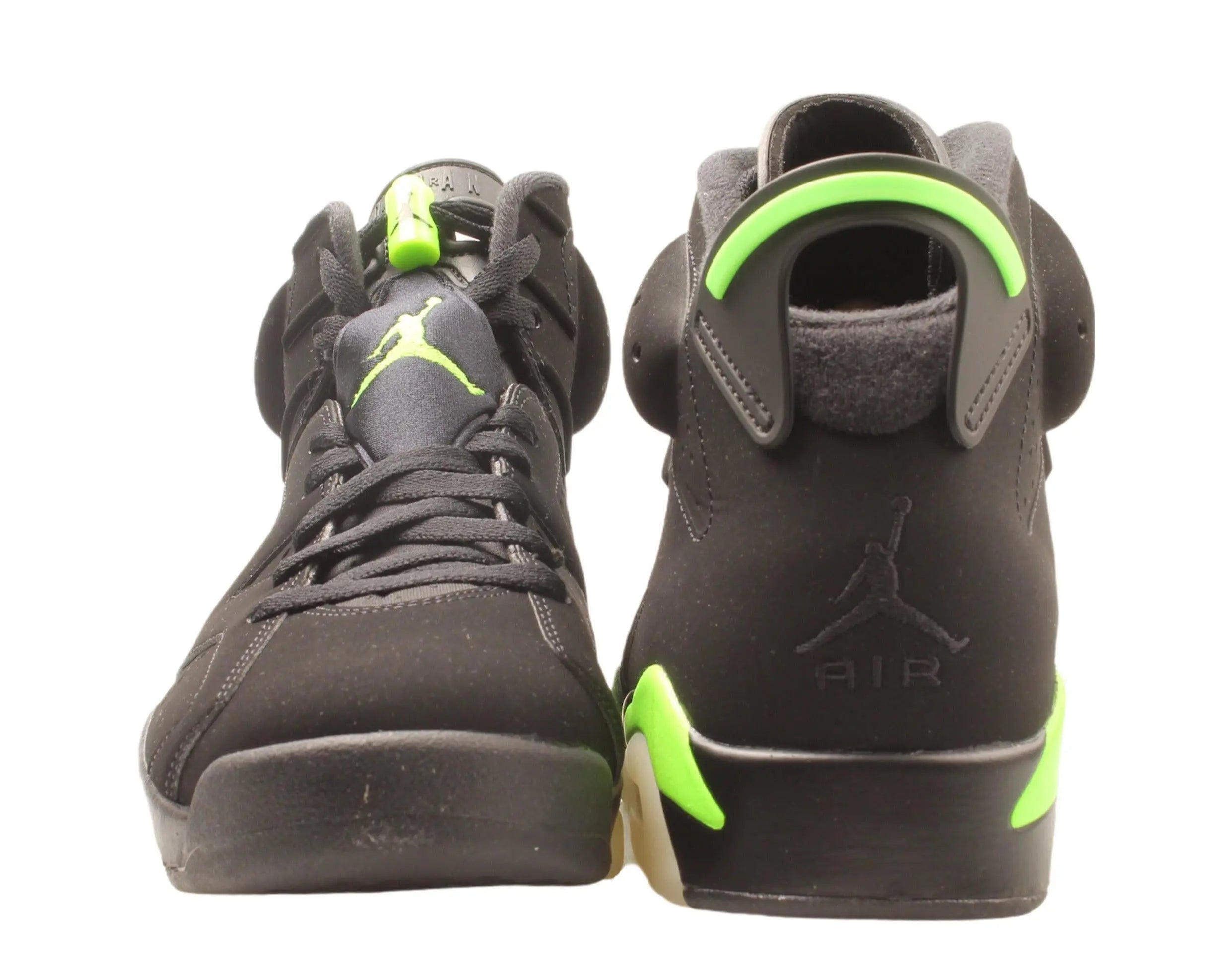 Jordan Air Jordan 6 Retro Men Basketball Sneakers Black/Electric Green