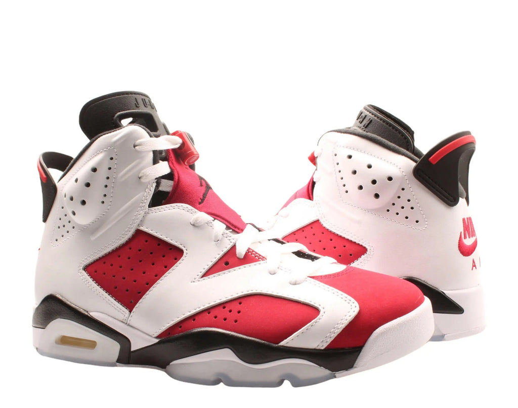 Jordan Air Jordan 6 Retro Men Basketball Shoes White/Black/Carmine