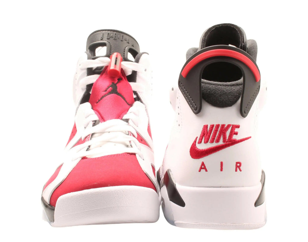 Jordan Air Jordan 6 Retro Men Basketball Shoes White/Black/Carmine