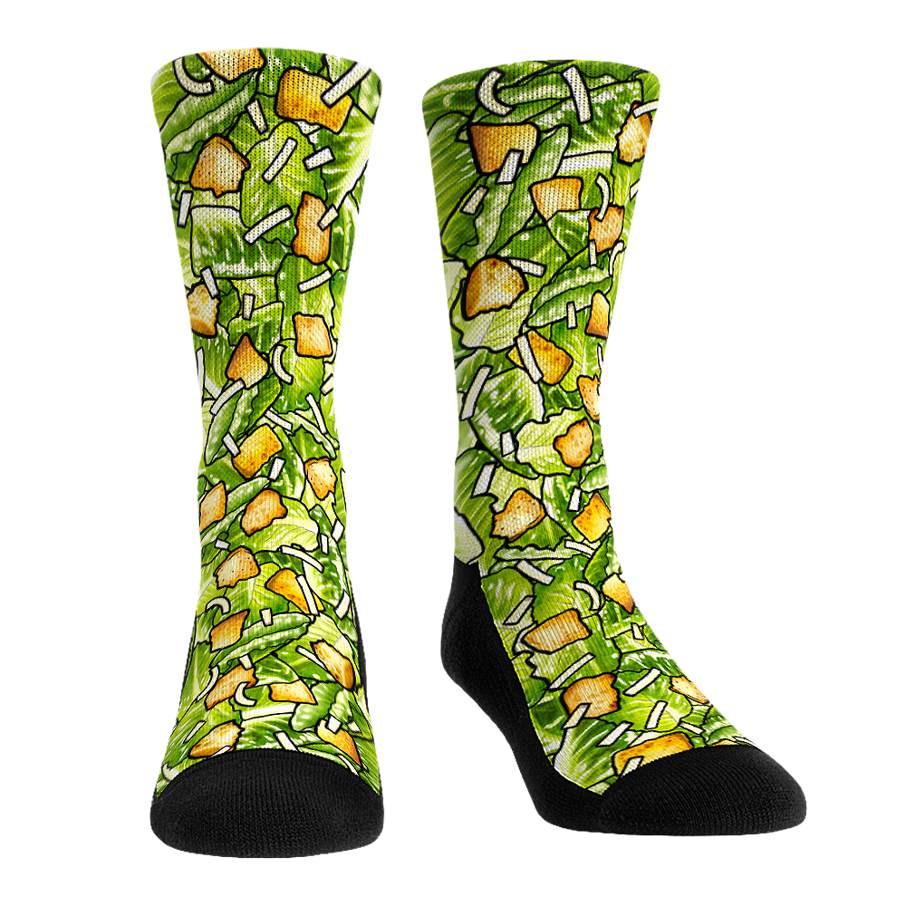 Caesar Salad - All-Over Crew Socks