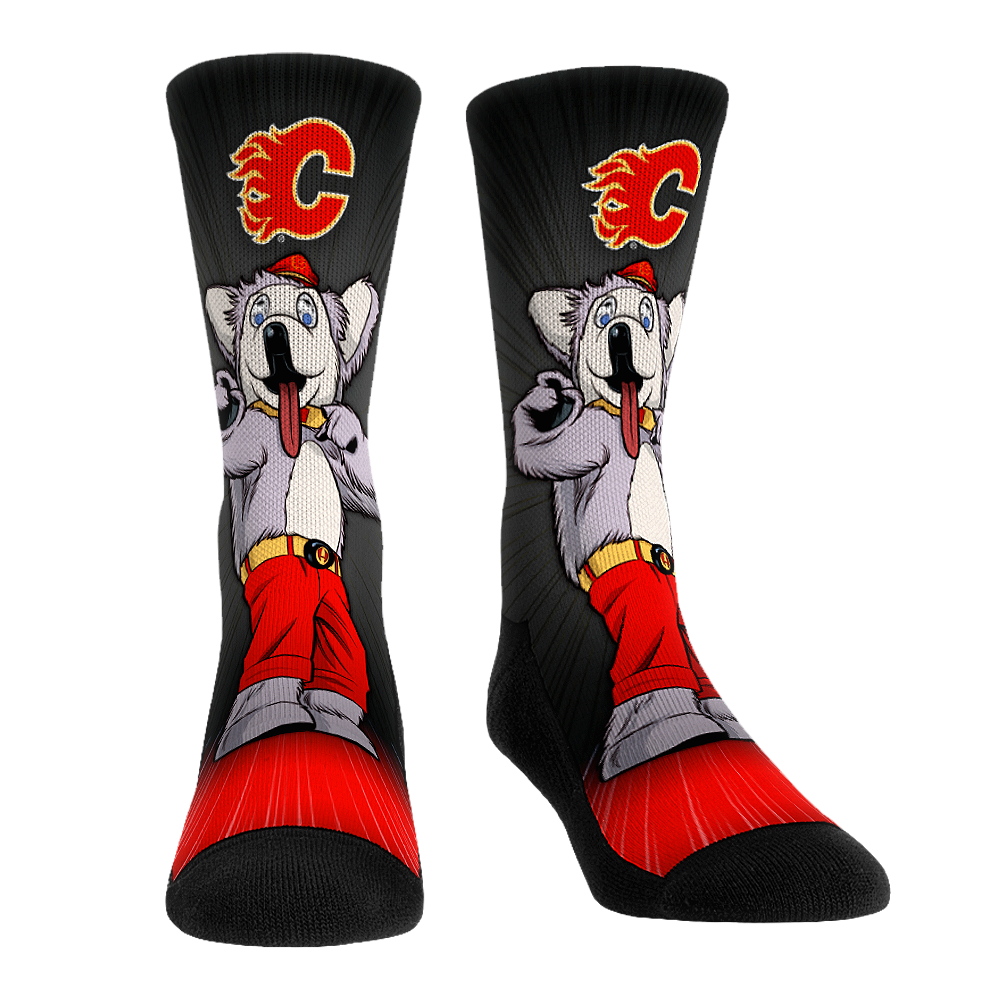 Calgary Flames - Mascot Pump Up! Crew Socks