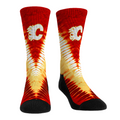 Calgary Flames - V Shape Tie Dye Crew Socks