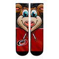 Carolina Hurricanes - Split Face Mascot Crew Socks