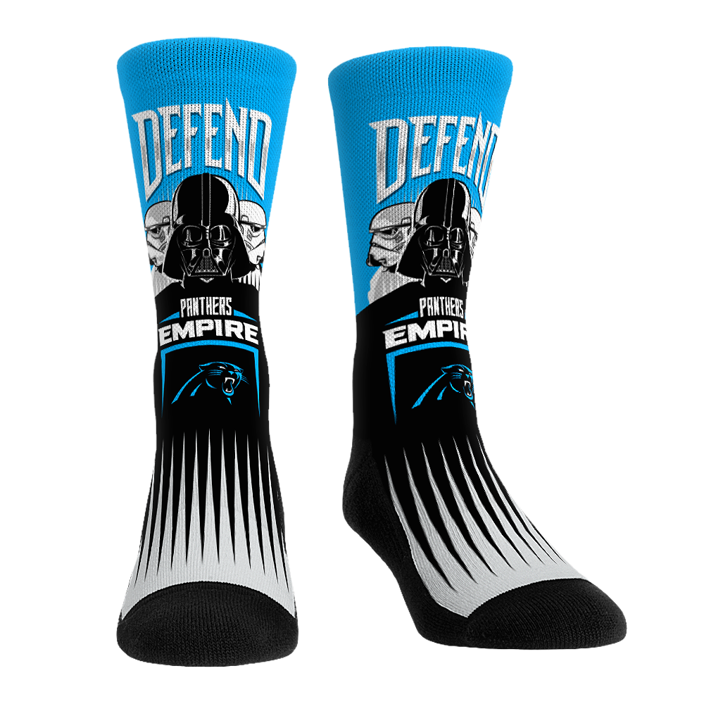 Carolina Panthers - Star Wars - Defend the Empire Crew Socks