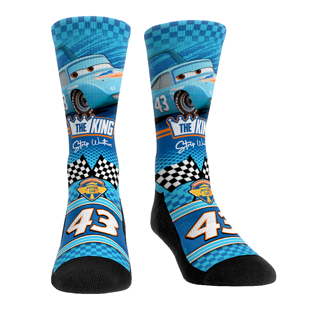 Cars - Strip "The King" Weathers - Race Ready Crew Socks