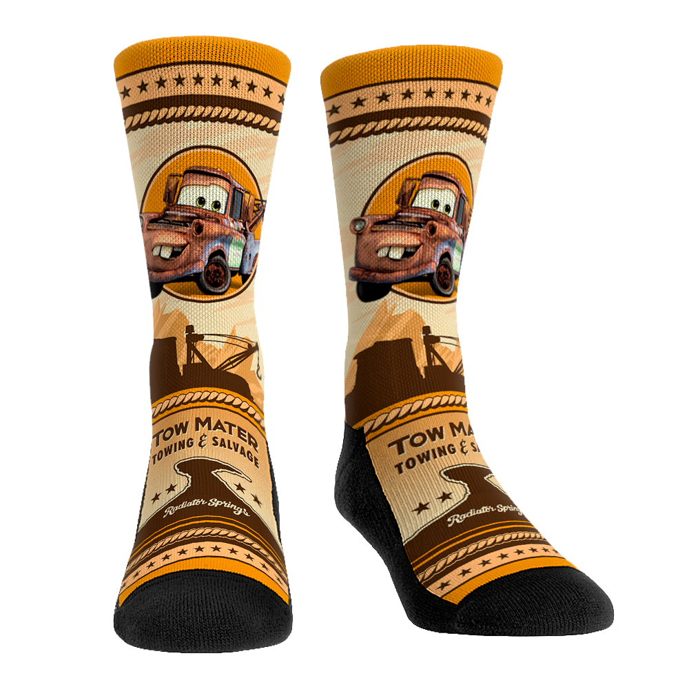 Cars - Tow Mater Towing & Salvage Crew Socks