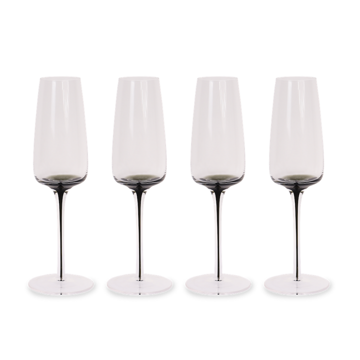 Smoke Stem Champagne Glasses