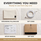 GAYA™ Grounding Pillow Case - Off White