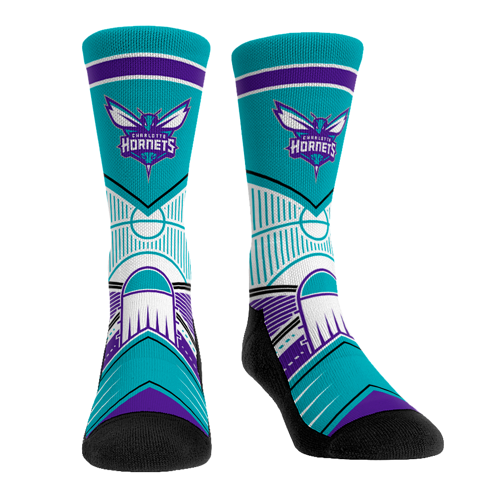 Charlotte Hornets - Full Court Press Crew Socks