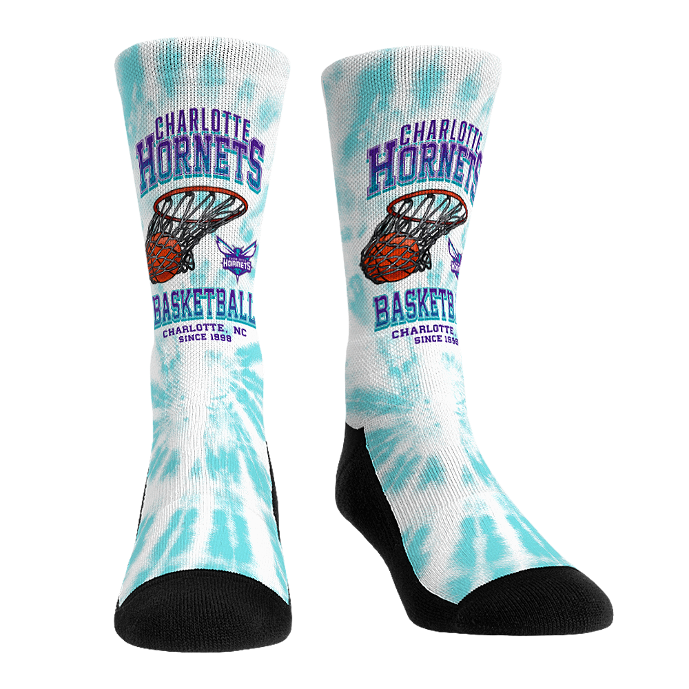Charlotte Hornets - Vintage Hoop Crew Socks