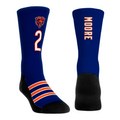 DJ Moore - Chicago Bears - Jersey (Navy) Crew Socks