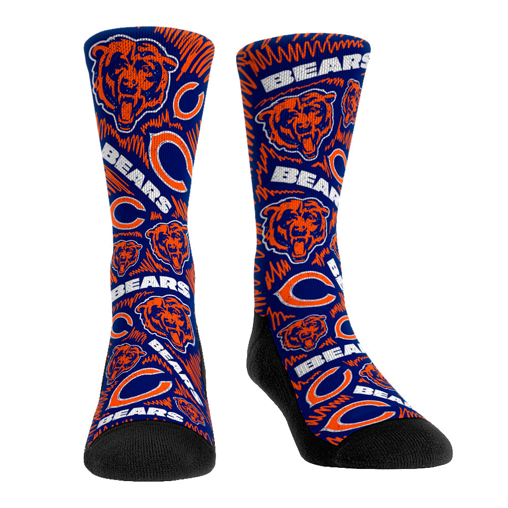 Chicago Bears - Logo Sketch Crew Socks