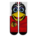 Chicago Blackhawks - Split Face Mascot Crew Socks