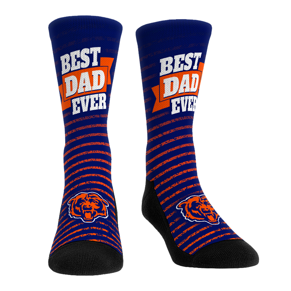 Chicago Bears - Best Dad Ever Crew Socks