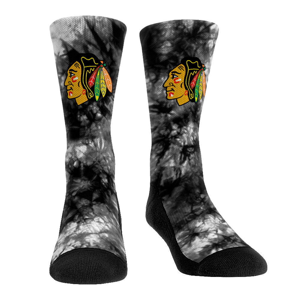 Chicago Blackhawks - Team Tie Dye Crew Socks