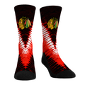 Chicago Blackhawks - V Shape Tie Dye Crew Socks