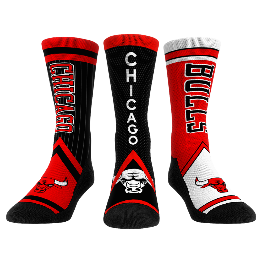 Chicago Bulls - Ultimate Jersey - 3-Pack Crew Socks