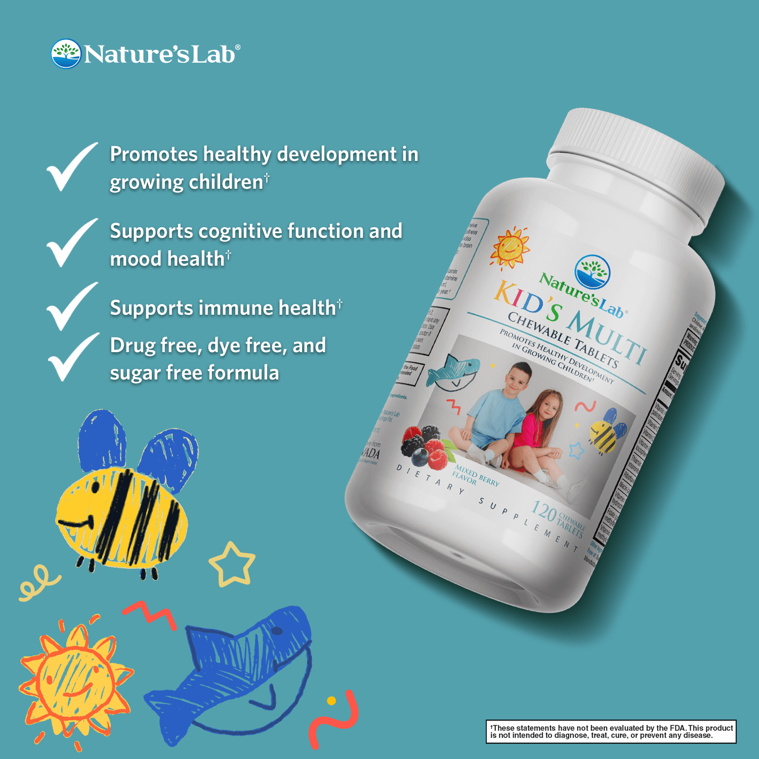 Kid's Multivitamin - 120 Chewable Tablets