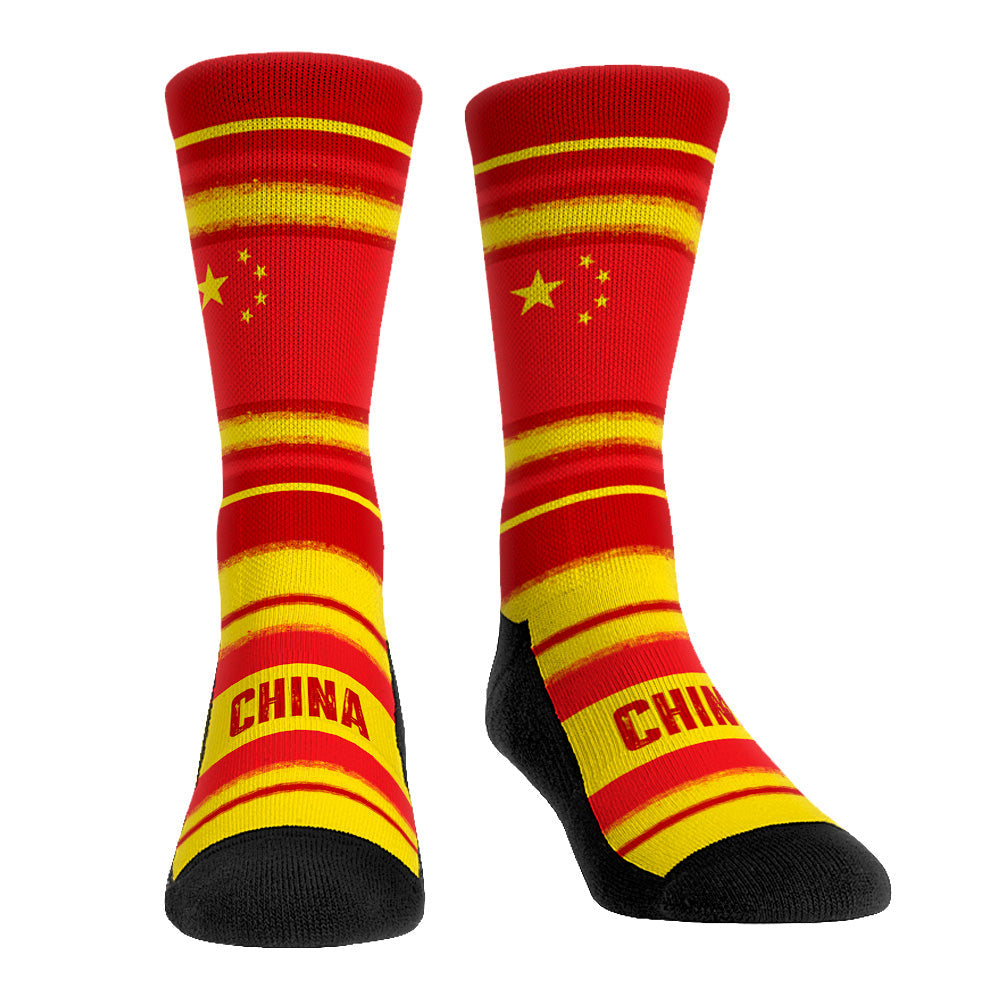 China - Flag Crew Socks