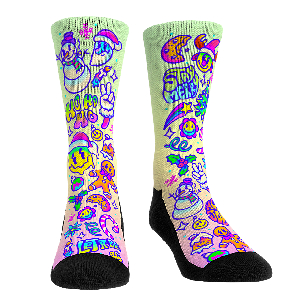 Stay Merry Crew Socks