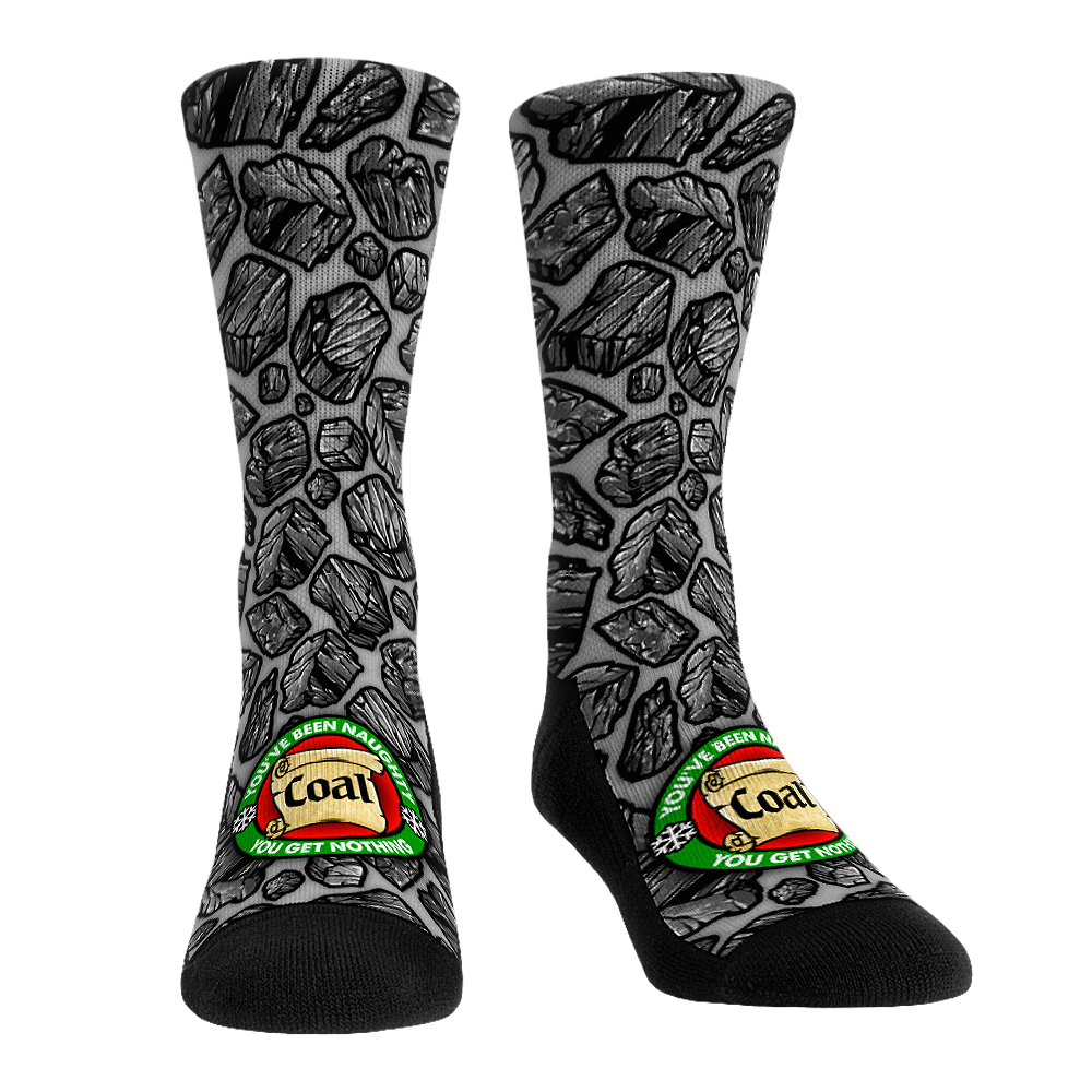 Christmas Coal Crew Socks