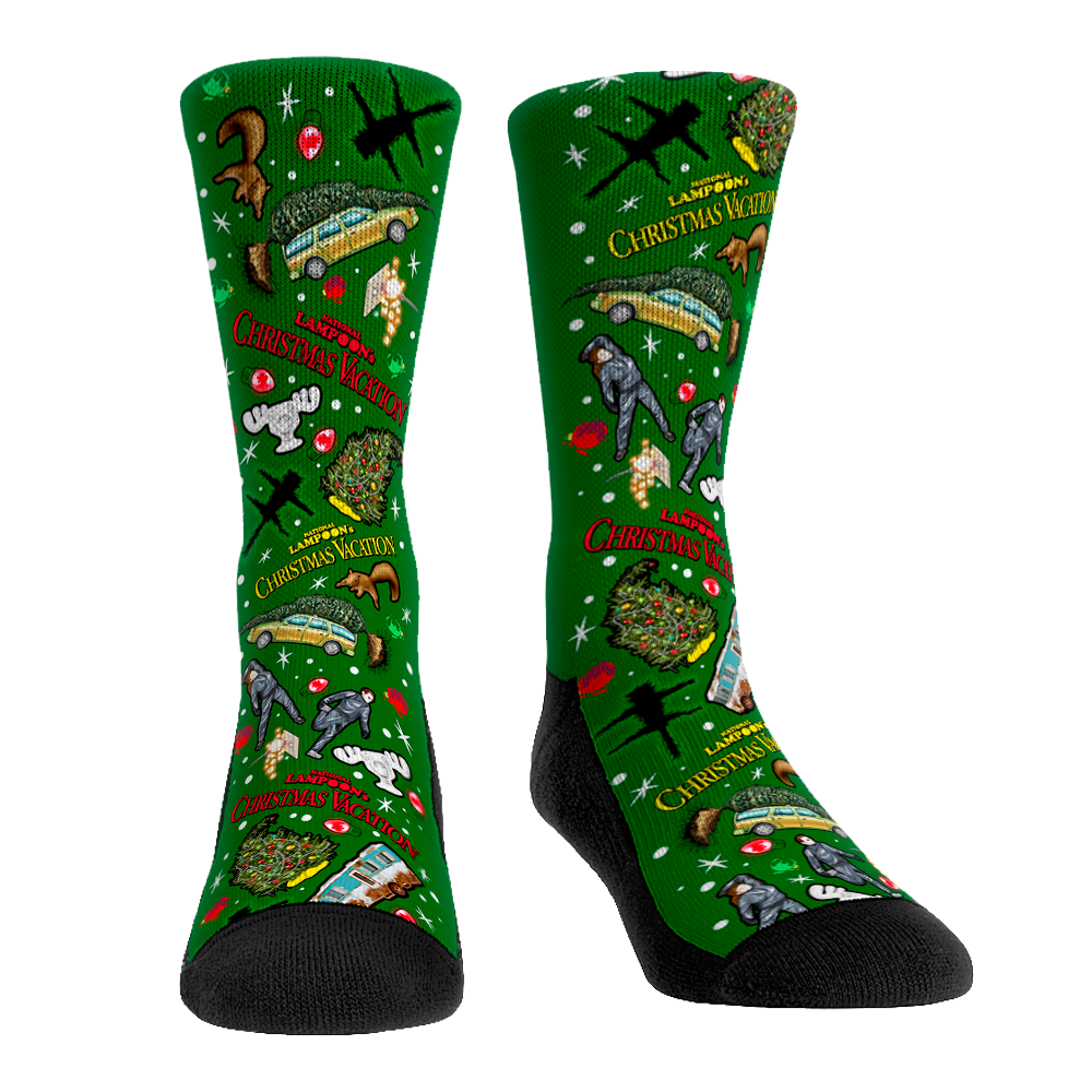National Lampoon's Christmas Vacation - Icons All-Over Crew Socks