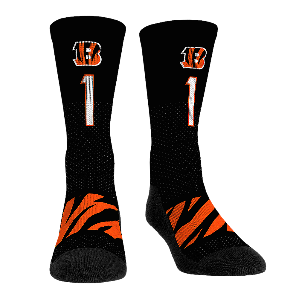 Ja'Marr Chase - Cincinnati Bengals - Jersey Crew Socks