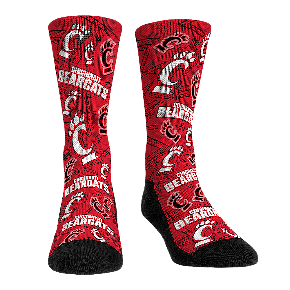 Cincinnati Bearcats - Microdot All-Over Crew Socks