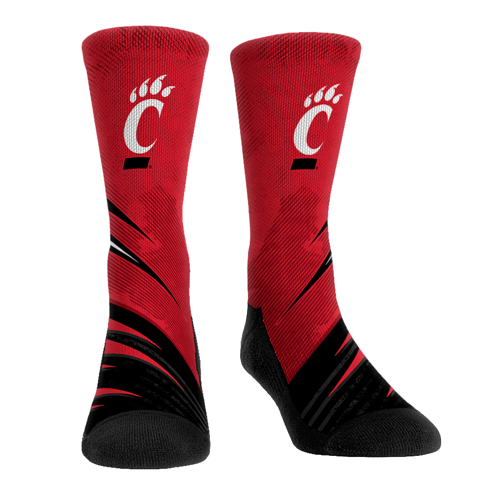 Cincinnati Bearcats - Slash Slant Crew Socks