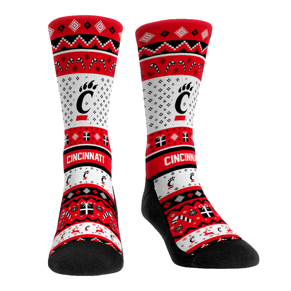Cincinnati Bearcats - Tacky Sweater Crew Socks