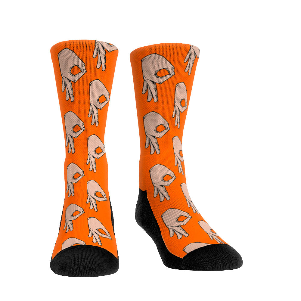 Circle Game Meme Crew Socks