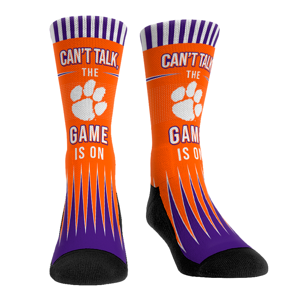 Clemson Tigers - Can't Talk Crew Socks
