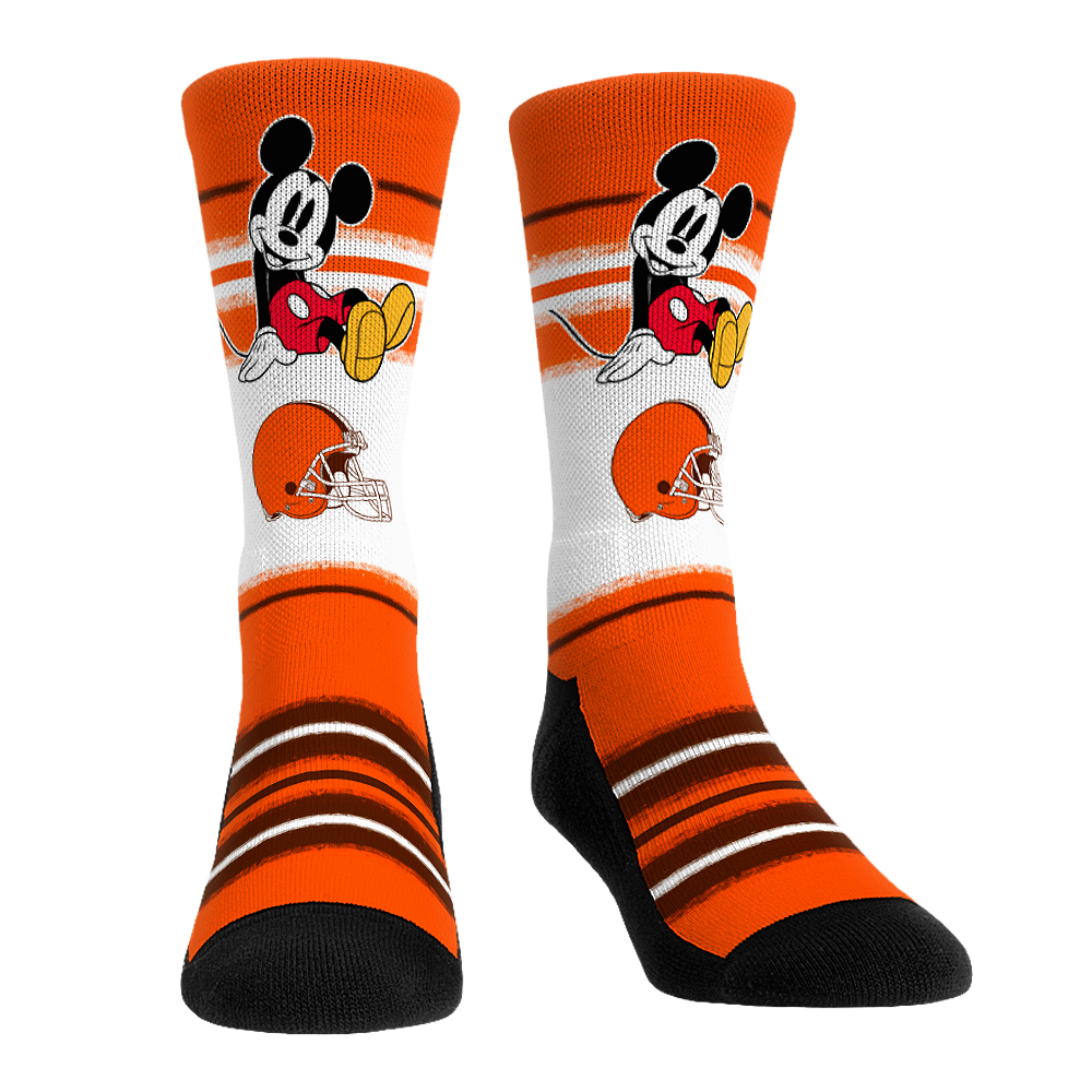Cleveland Browns - Disney - Sit Stripe Crew Socks