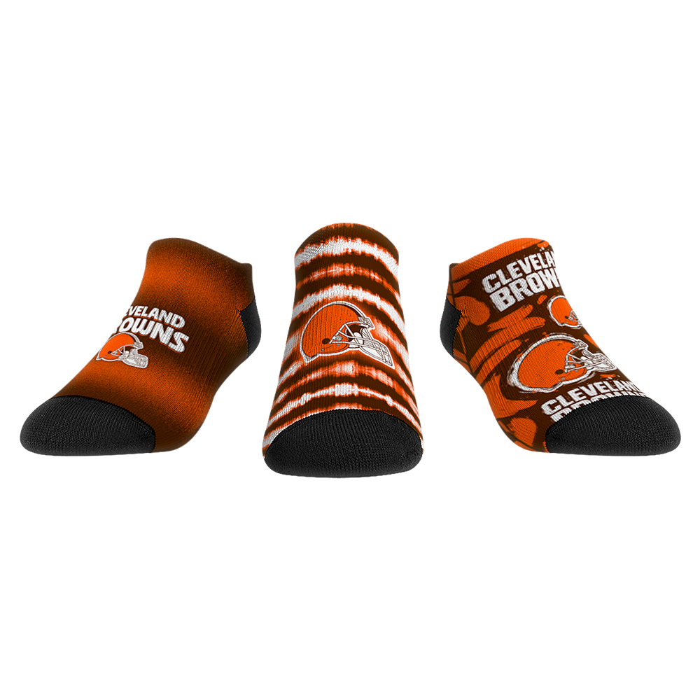Cleveland Browns - Low Cut - Make Some Noise (3-Pack) Socks